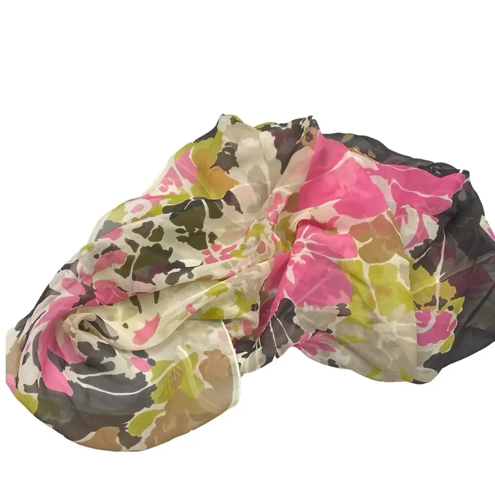 Beautiful Square Floral Scarf